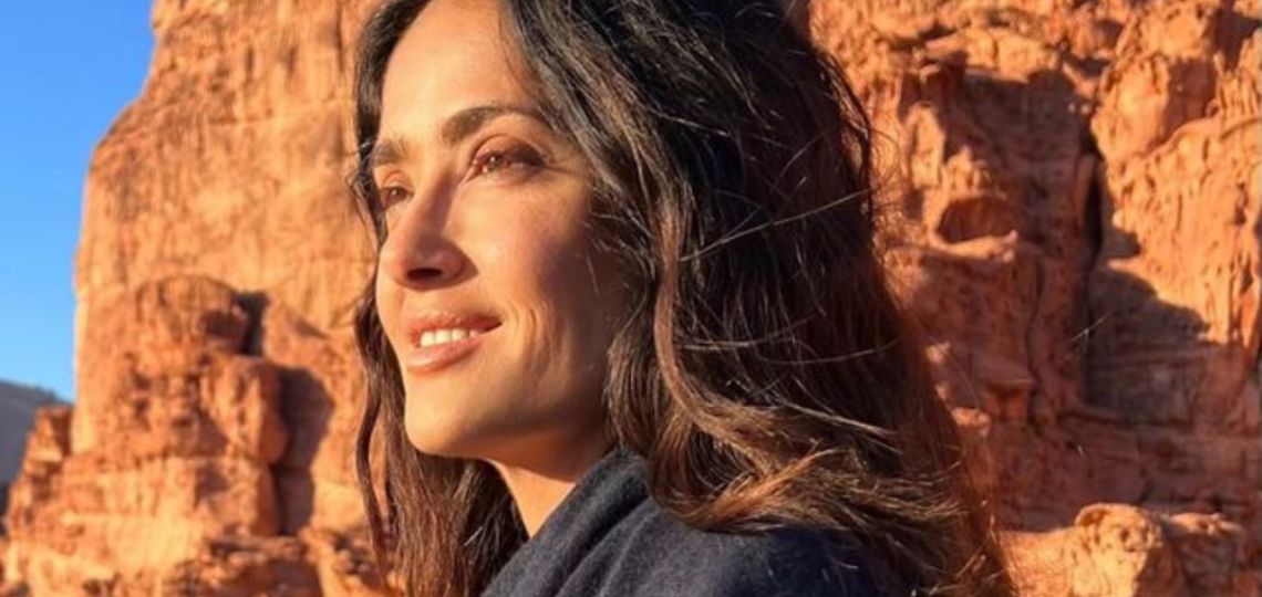 Abrazar el paso del tiempo: Salma Hayek no le teme a envejecer
