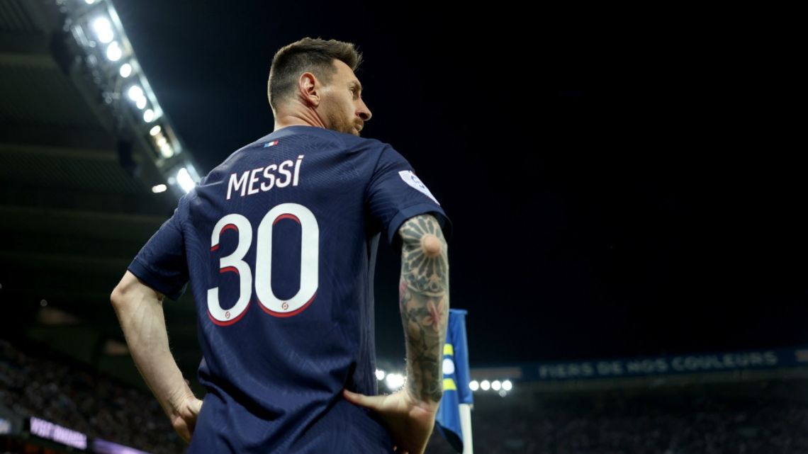 Lionel Messi, pictured while playing for Paris St Germain.