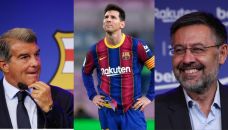 Laporta Messi Bartomeu