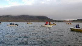 El pejerrey es la principal atracción en todos los eventos que se realizan el fin de semana