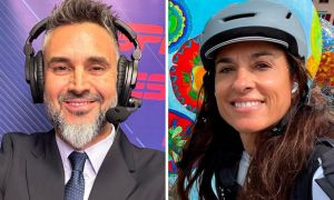 Leo Montero y Gabriela Sabatini
