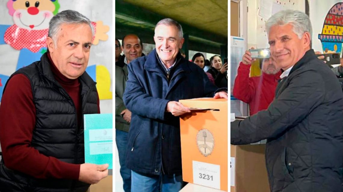 Poggi celebró en San Luis, Cornejo se declaró triunfador en Mendoza y el Justicialismo gana en Tucumán