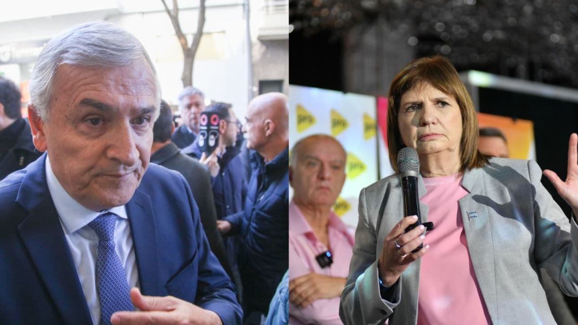 Gerardo Morales told Patricia Bullrich that she is “altered” and she crossed him