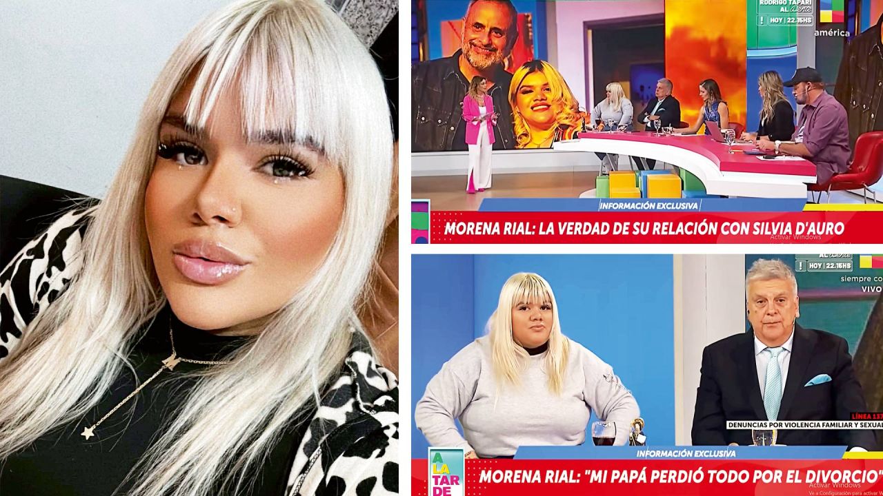 América TV fue el escenario elegido por Morena Rial. | Foto:Cedoc. 