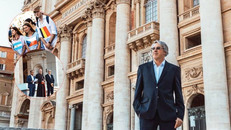 Alejandro Roemmers junto a Andrea Bocelli en Roma: las mejores fotos