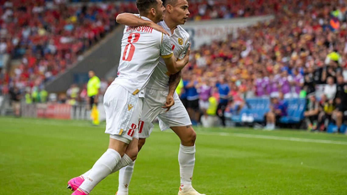 Double for “Chino” Zelarrayán in Armenia