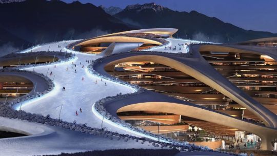 Así será la mega pista de esquí que funcionará en pleno desierto de Arabia Saudita