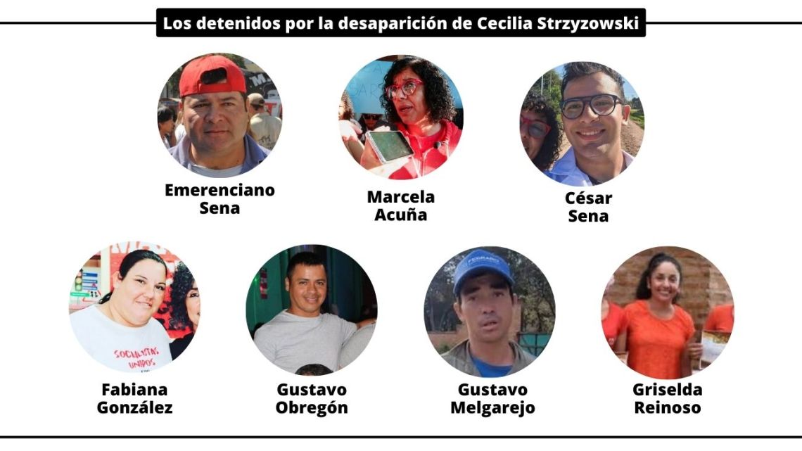Pidieron la prisión preventiva para los siete detenidos por el caso de Cecilia  Strzyzowski | Perfil