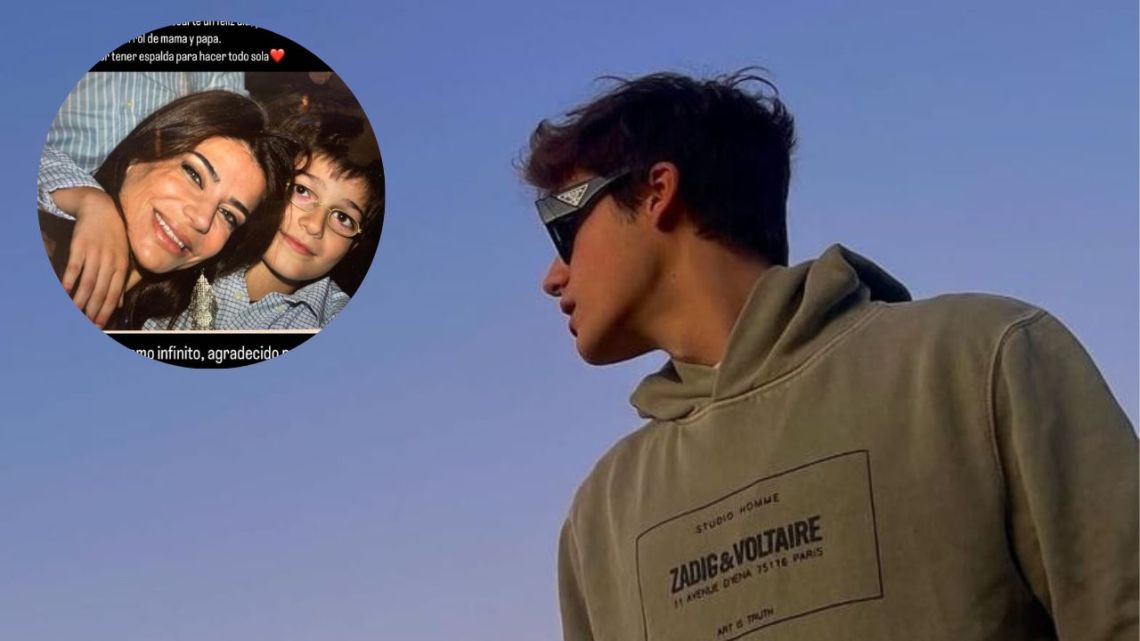 Luca Bertoldi y las tiernas palabras que le dedico a su madre, Zulemita Menem
