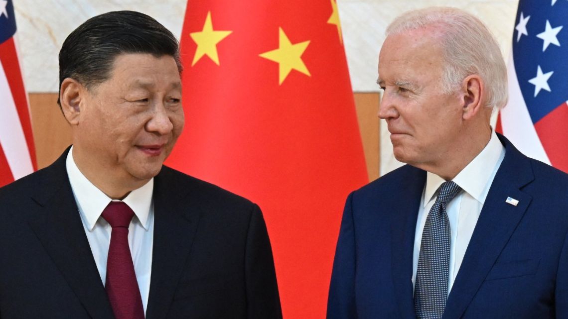 China's President Xi Jinping and US President Joe Biden.