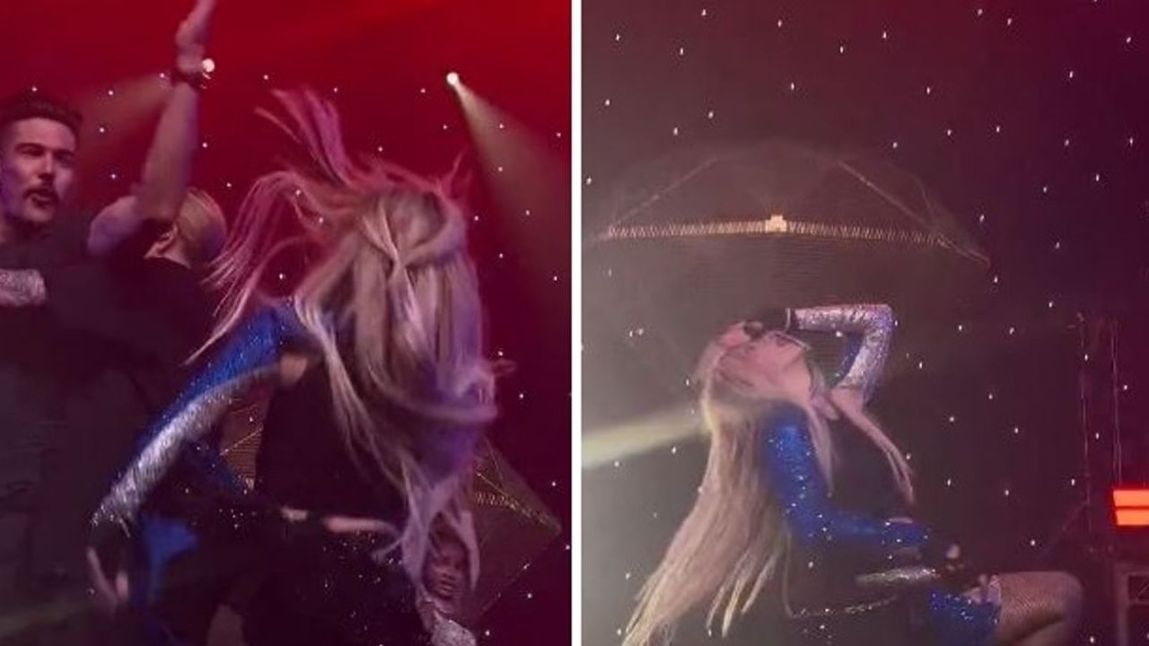 Ava Max fue atacada por un fanático en pleno show: 