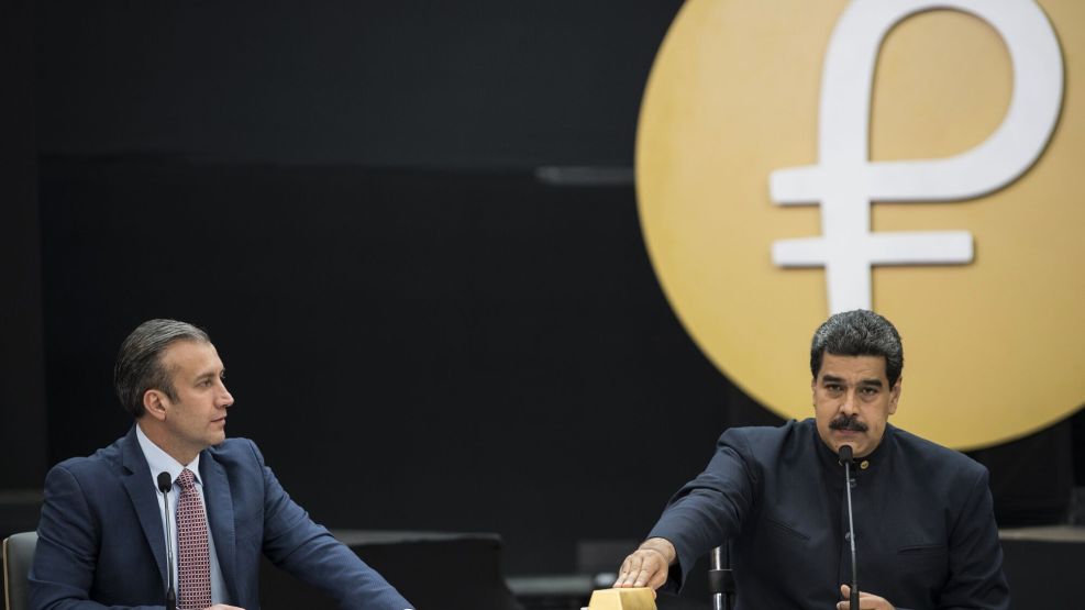Maduro Holds Press Briefing On 'Petro' As U.S. Bans Venezuelan Digital Currency 