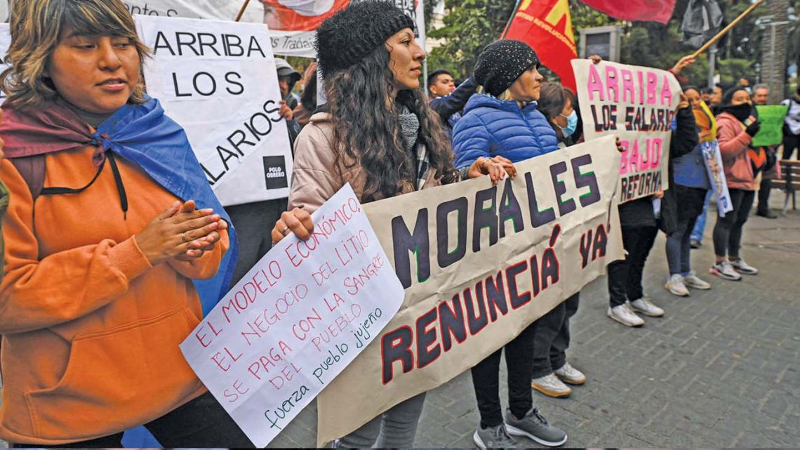 Protests in Jujuy.