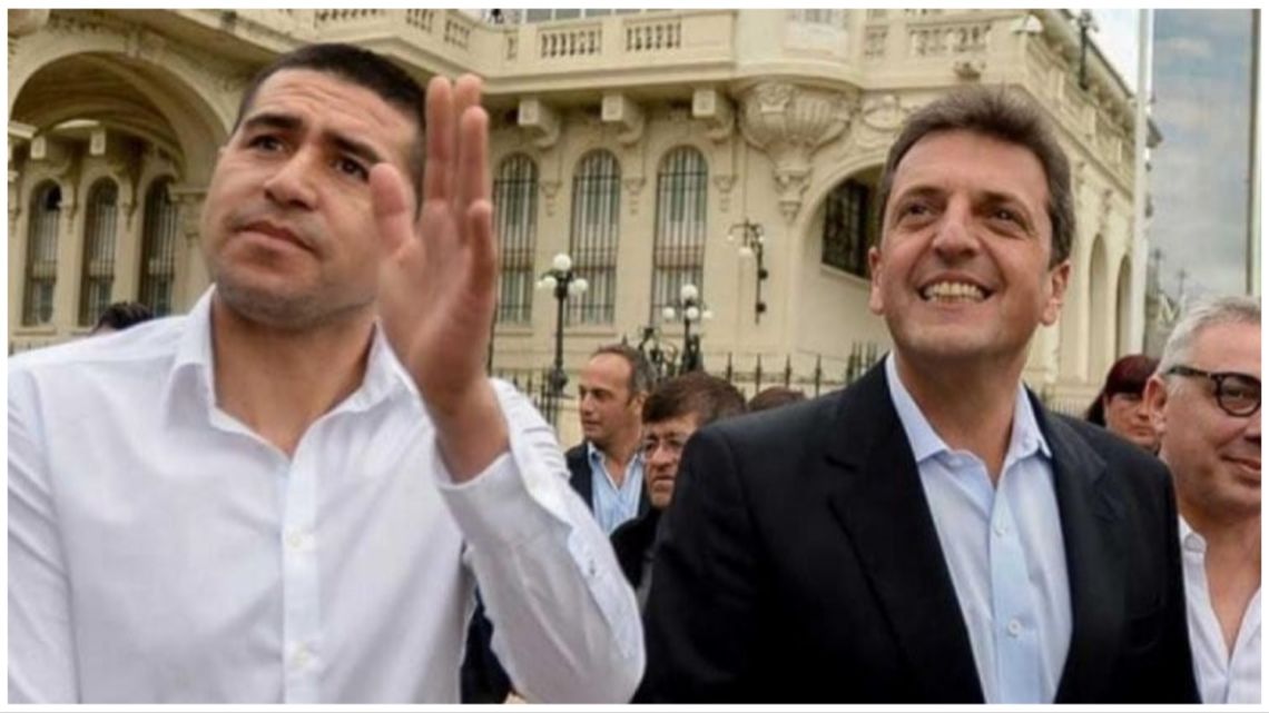 Sergio Massa greeted Riquelme after his farewell in Boca: “Happy for you, friend”