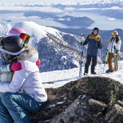 Bariloche en invierno, lista para recibir a los turistas en las vacaciones.