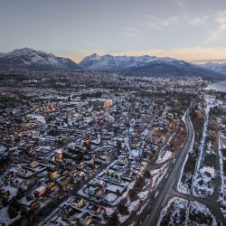 Bariloche en invierno, lista para recibir a los turistas en las vacaciones.