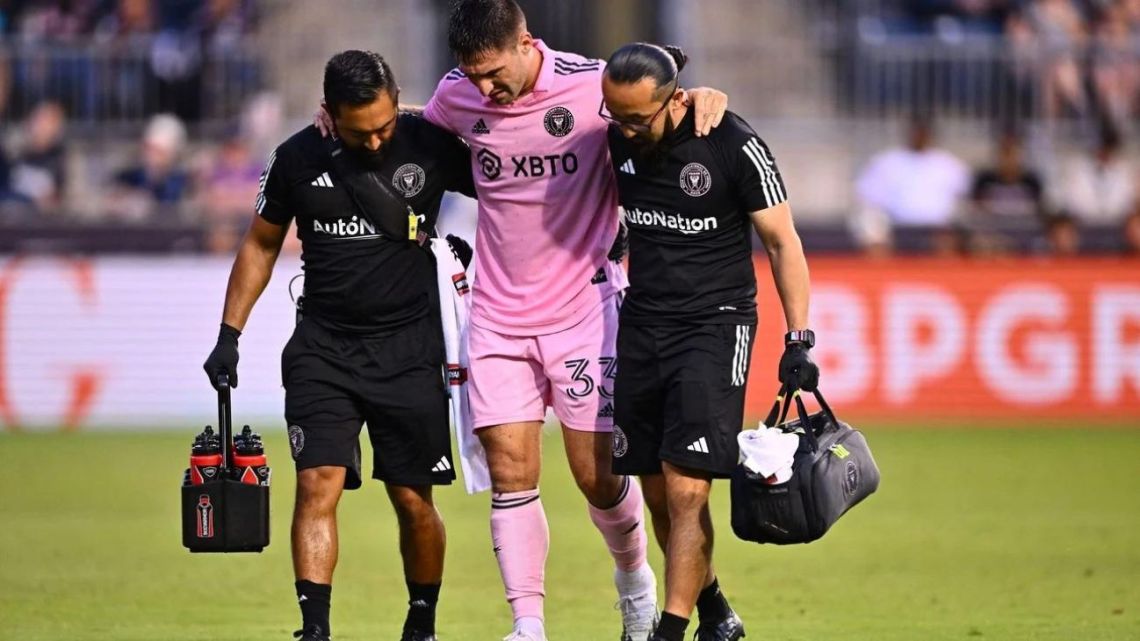 The terrible injury of one of the Argentines from Inter Miami who was going to be Messi’s teammate