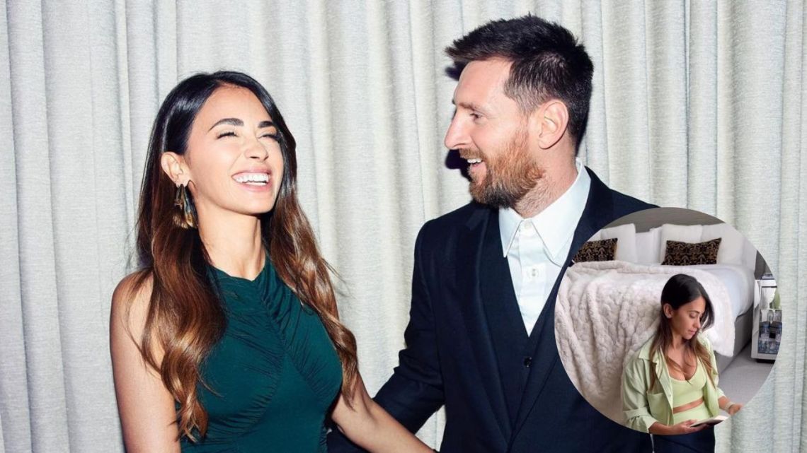 Antonela Roccuzzo mostró la habitación que comparte con Lionel Messi de ...