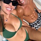 Georgina Rodríguez y Ronaldo, de vacaciones