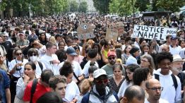 Las manifestaciones violentas se extendieron por varias zonas de Francia para pedir justicia (AFP).  