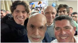 Larreta, Espert, Lousteau y Morales viajaron a San Juan a festejar con Orrego