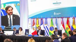Santiago Cafiero en la apertura de la Cumbre del Mercosur