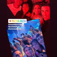 Oriana Sabatini, Paulo Dybala y Ángel Di María, de vacaciones en Ibiza: las mejores fotos de una noche de fiesta