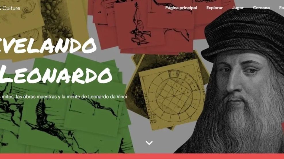 Leonardo da Vinci en Google Arts Culture