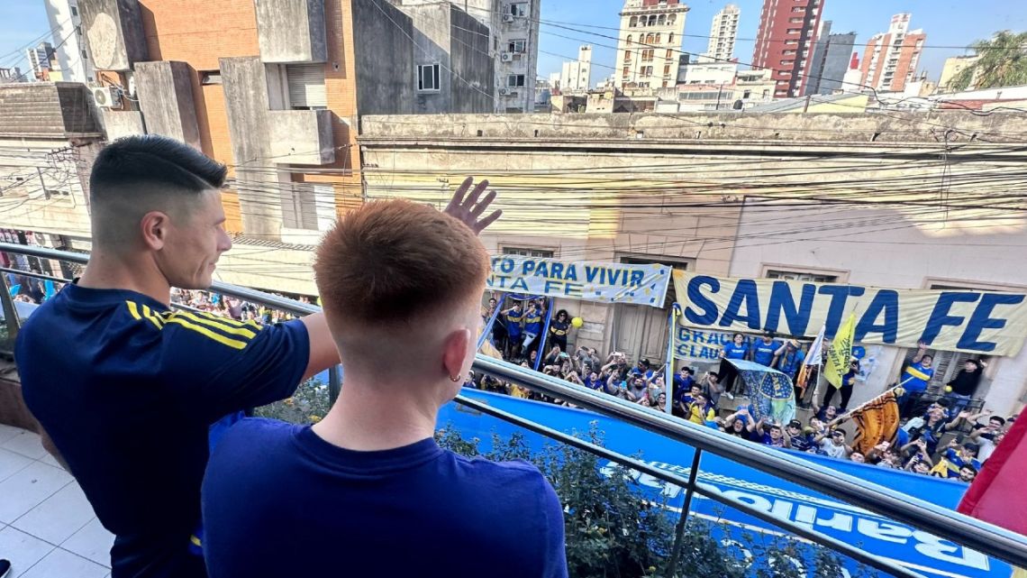 Boca had a surprising reception during his visit to Santa Fe