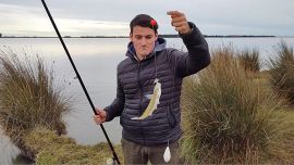 Abundancia de pique, mucho pejerrey que pica en todas las modalidades es la constante en este ámbito.