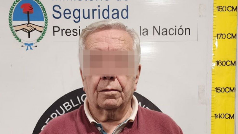 Guillermo Domínguez Matheu, en la foto que difundió el Ministerio de Seguridad.