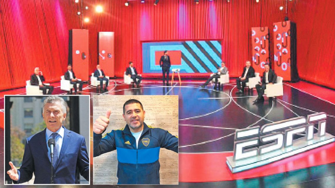 Operation on TV: ESPN, accused of wearing down Riquelme and playing for the macrismo in Boca