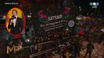 La manifestación de SATSAID en la previa de los Martín Fierro 2023