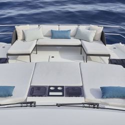 Impresionante el Prestige M48, un multicasco con flybridge del Grupo Bénéteau Prestige