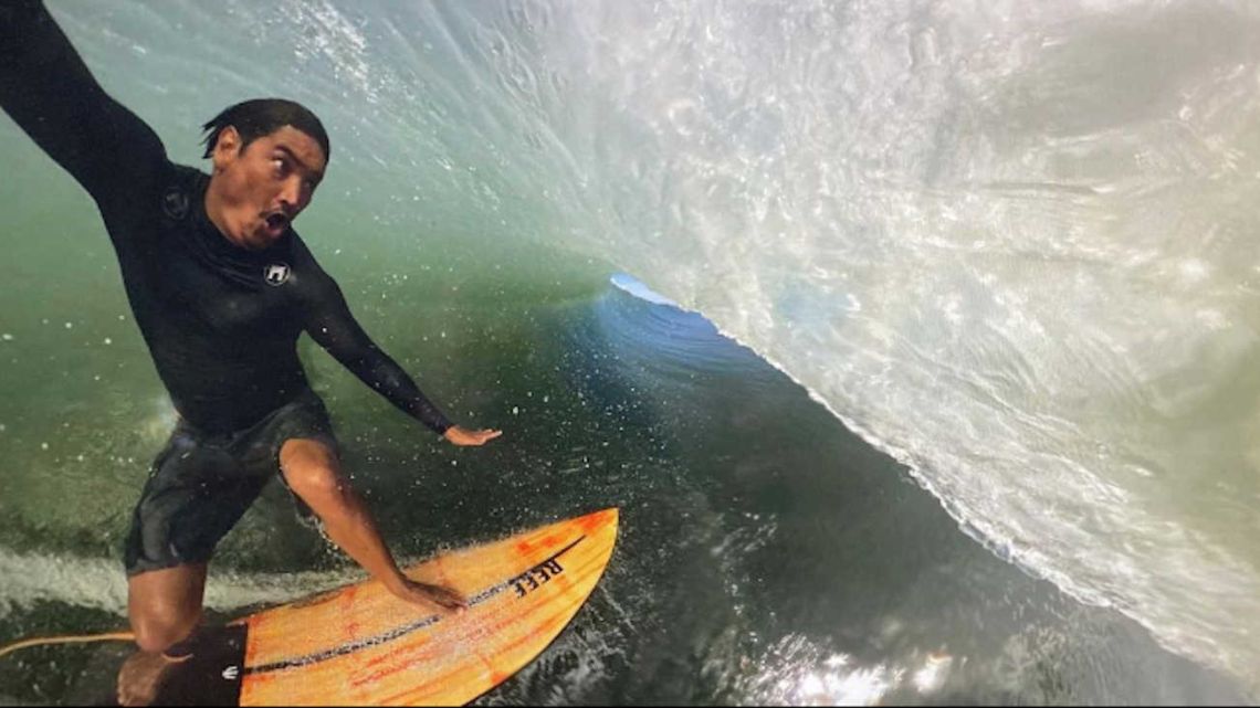 A professional surfer bled to death after cutting an artery with the board