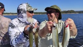 Una provincia que atraviesa una gran temporada de pejerrey, con embalses muy rendidores, tal es el caso de Pichanas.