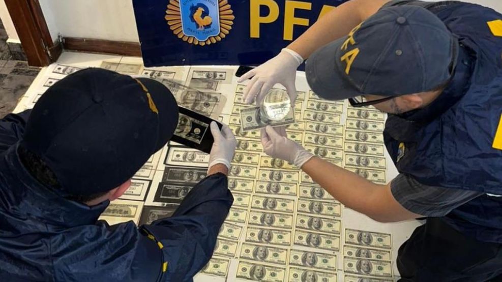 Falsificadores de dólares en Mar del Plata