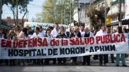 Manifestación de trabajadores de la salud