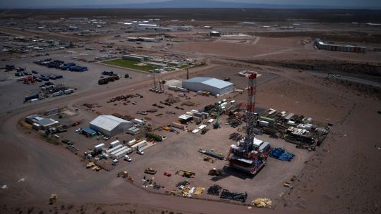 Drilling at Vaca Muerta stock