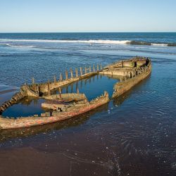 Naufragios y restos arqueológicos en la costa argentina están siendo relevados. Muchos ya se pueden visitar.