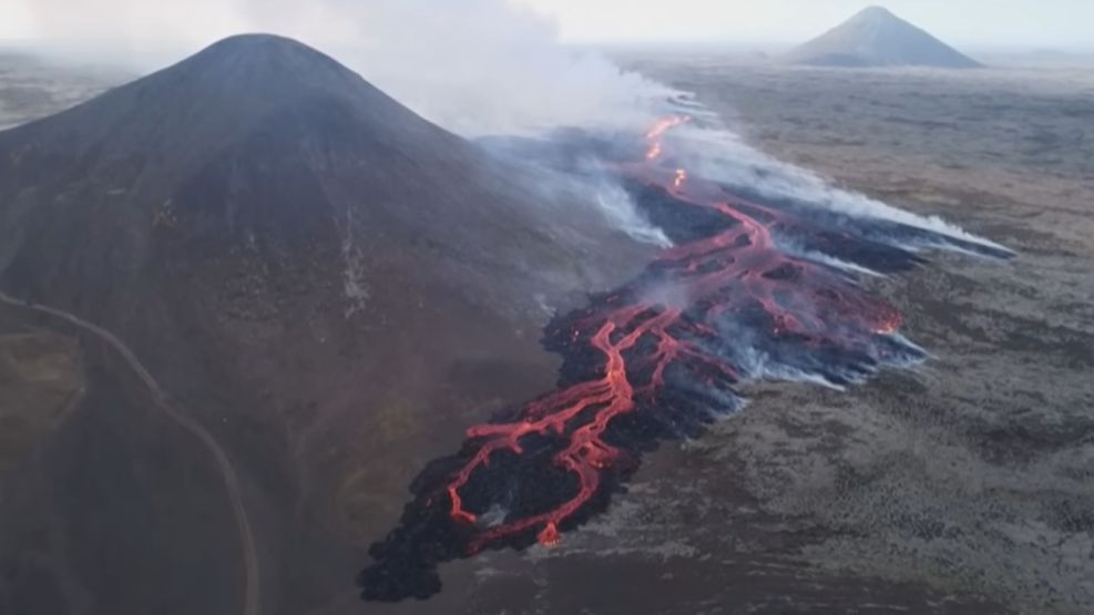 Erupción del volcán islandés Fagradalsjall