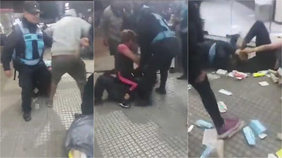 Una mujer golpeó a una oficial de la Policía de la Ciudad 20230712