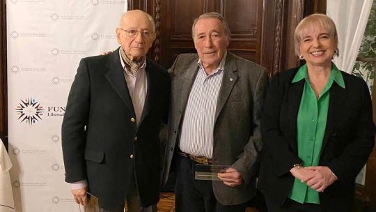 José Ignacio López y Félix Loñ fueron reconocidos por su labor en la defensa de la libertad de expresión