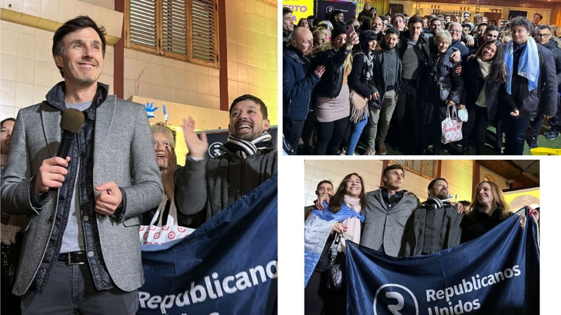 García Moritán inauguró su búnker de campaña en la casa de fue de los padres de Maradona