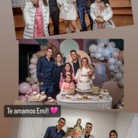 Filtran las fotos del que sería el bautismo de Emi, la hija de Giovani Lo Celso y Magui Alcacer