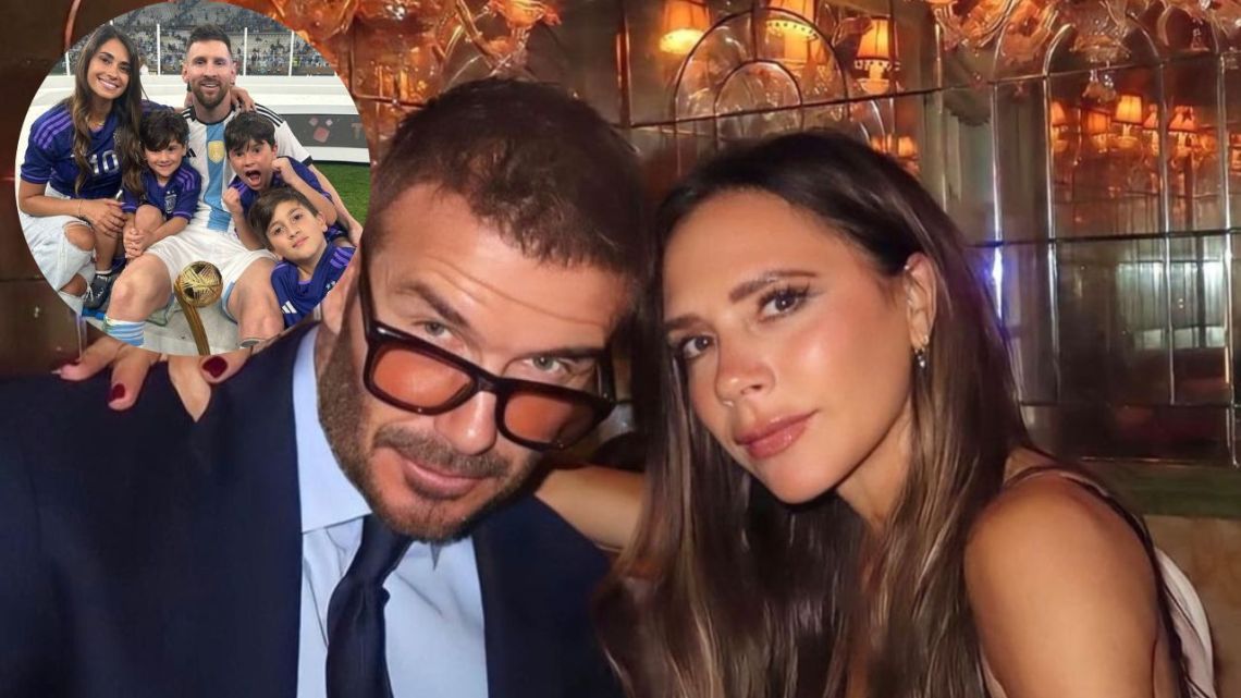 El gesto de Victoria Beckham para Lionel Messi y Antonela Roccuzzo:  "Finalmente está aquí" | Caras