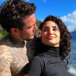 Alex Caniggia y Melody Luz