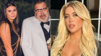 Jorge Lanata, su hija Lola y Wanda Nara