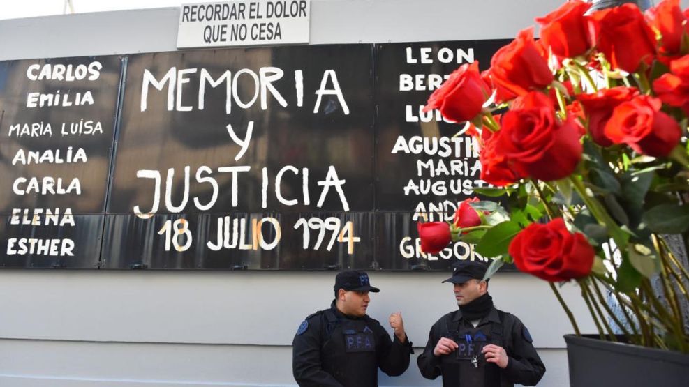 Acto 29 aniversario del Atentado a la AMIA