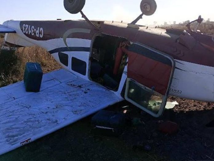 Small plane carrying 300 kilos of cocaine crashed in Chaco